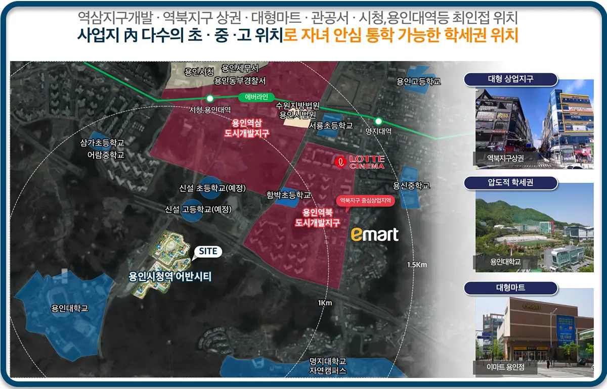 사업지 광역입지도